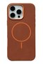 Aconcept iPhone 16 Pro Luno Leather Magsafe Cover (131214) - Brown