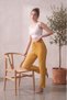 Set of 2 High Waist Wide Leg Striped Camisole Summer Pajama Bottoms - 5