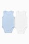100% Cotton Baby Strap Bodysuit Set 100% Cotton Sleeveless Snap Fastener Bodysuit Baby Bodysuit 2-Piece 3-Piece Unisex Bodysuit Sets - 4