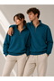 New Season 2026 3-Thread Combed Cotton Half Zipper Unisex Sweatshirt - 3
