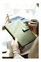 Victorias Journals Executive Vegan Leather Notebook A5 Lined 100 Gr 120 Sheets Edges Gilded Green - 3