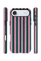 iPhone 17 Air Vorian Double Layer Case Pink Navy Cabana - 2