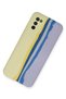 Aconcept Galaxy A03S Case Ebruli Launch Silicone (103351) - Yellow-Lilac - 2