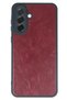 Aconcept Galaxy A56 Case Aras Leather Cover (135357) - Burgundy - 2