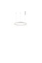 Ring Light Chandelier White Warm Light 9063