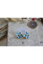 Blue Enamel Flower Model Earrings - 3