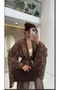 Linen Embroidered Belted Long Kimono - 2
