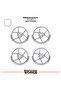 Cfmoto 250Sr Wheel Rim Strip – Half Rim Covering & 250Sr Lettering Sticker Set - 2