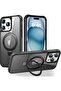 URBAN for iPhone 15 Pro Max Case with Adjustable Ring Stand, [Compatible with MagSafe] [Wireless Ch