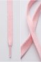 Powder Pink Color Flat Knitted Sports Shoelaces - 3
