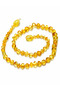 Original Baltic Amber Baby Teething Necklace - Natural Handmade Knotted Screw Lock Amber Baby Necklace Honey Color - 4