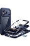 URBAN Case for iPhone 17 Pro Max, 360° Protection, Deep Blue | Compatible with MagSafe, Built-in Te