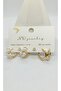 Aurora Pearl Detailed 6-Piece Earring Set