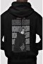 Itachi Uchiha Naruto Anime Back Printed Unisex Oversize Combed Cotton Hoodie