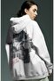 Tupac 2Pac Shakur Rapper All Eyez on Me Singer Back Printed Unisex Oversize Combed Cotton Hoodie - 3