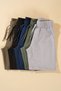 Unisex Children's Cotton Shorts with Elastic Waist and Pockets 9050 Black - 9