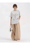 Women's Hello Kitty Print and Handmade Detailed Oversize Design Tshirt - 2