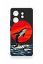 Infinix Zero 30 Compatible Red Sun Whale Pattern Silicone Case - 2