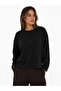 Women's Oversize Basic Long Sleeve Crew Neck Blouse - 2