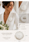 Handmade Organza Flower Brooch Bridal Accessory – Elegant Addition to Wedding, Engagement, and Event Outfits - 3