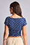 Fitted Crew Neck Polka Dot Short Sleeve T-Shirt I2032Ax26Sp - 6