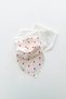 5-Piece Baby Girl Cotton Combed Cotton Bib, Drool Bib, Baby Scarf