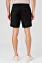 Men Solid Chino Shorts, Black - 3