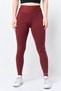 Women Sportswear Fit Training Leggings, Maroon
