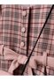 Girl's Vintage Dress with Plaid Pattern Bag - 5