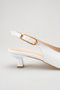 Golf Short Heeled Pointed Toe Elegant Stylish Open Heel Women's Casual Shoes - 6
