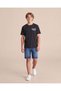 Senior Boys Black 1UP Spandex T-Shirt - 2