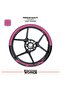 Honda Pcx Wheel Rim Strip – Half Rim Cover & Pcx Lettering Sticker Set