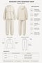 Kangaroo Pocket Modal Tracksuit Set – Hooded Beige - 8