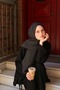 Allure Plain Tencel Shawl - Anthracite - 4
