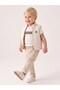 Baby Boy T-Shirt, Pants and Vest Triple Design Set - 2