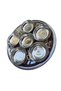 Sapphire Snack Bowl Breakfast Set Chrome Tray 6 Pieces Copper Bowl Special Hand-Carved Copper Snack Bowl - 8