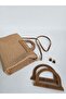 D Double Handle Trop Adjustable Hanger Set - Tan