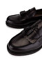 Men's Genuine Leather Claret Red Classic Shoes - 3