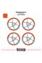 Yamaha Nmax Wheel Rim Strip – Half Rim Cover & Nmax Lettering Sticker Set - 2