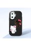 Poco F7 Compatible Case Camera Protector Black Silicone Couple Phone Case Kitty Patterned