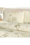 Campo Single 100% Cotton Ranforce Duvet Cover Set Ecru 57 Thread (3 Pieces) 160X220 Ecru - 2