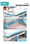 Enlarged Kids Table and Chair Set, Multifunctional Children's Reading Study Activity Desk, Ergonomic Toddler Chairs, with Storage Drawer, Bookcase, Double Shelves, for School Student Writing Studying - 7