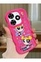 Tecno Spark 20 Compatible Case Camera Protective Red Silicone Couple Phone Case Cartoon Pattern