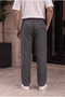 Men's Smoked Muslin Look Baggy Trousers Loose Fit Comfortable Casual Trousers - 3