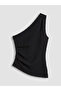 Two Mt Shop Quality One-Shoulder Textured Gathered Blouse - 5