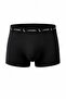 Men's Lycra Cotton Breathable Combed Cotton Boxer 3-Pack Black Gray Navy Blue - 2