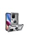 Xiaomi Poco F3 Case Sofia Silicone Cover with Ring - Silver - 2