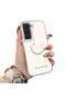 Samsung Galaxy S22 Compatible Plain Written Smiley Face Case, Ins Style Relaxing and Stylish Finish - 2