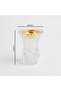 Clear Diamond-Cut Glass Incense Burner – 12×8 cm - 4