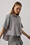 Half Sleeve Shirt - Gray - 3